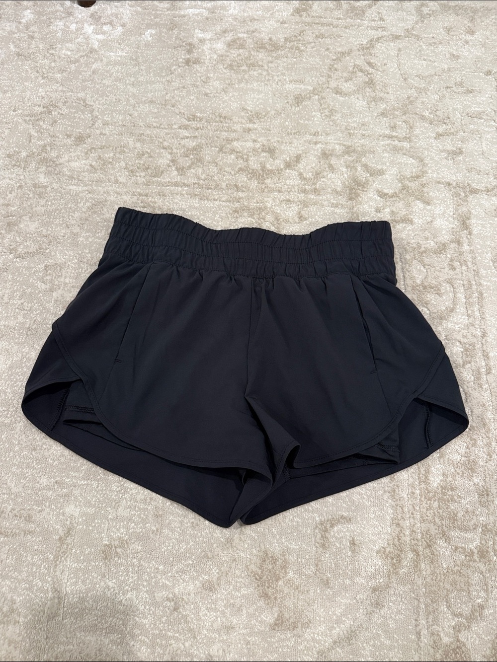 Avia Black Layered Athletic Shorts